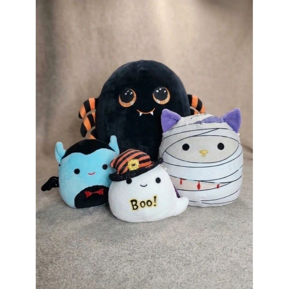Lot of 4 Halloween plush stuffies stuffed toys